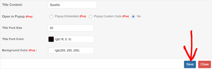 Saving the tooltip settings of the Image Hotspot plugin Saving the tooltip settings of the Image Hotspot plugin