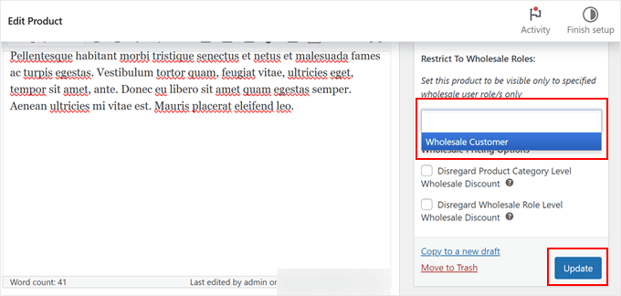 Restricting a product to just wholesale customers with Wholesale Suite Restricting a product to just wholesale customers with Wholesale Suite