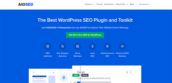 All in One SEO website All in One SEO website