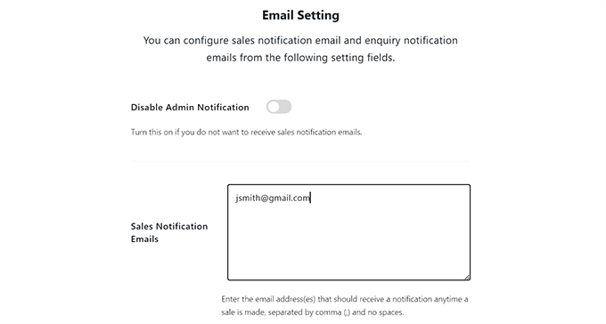 Configure email settings Configure email settings