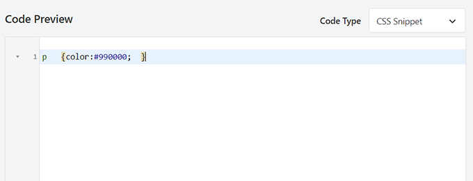 Add CSS code Add CSS code