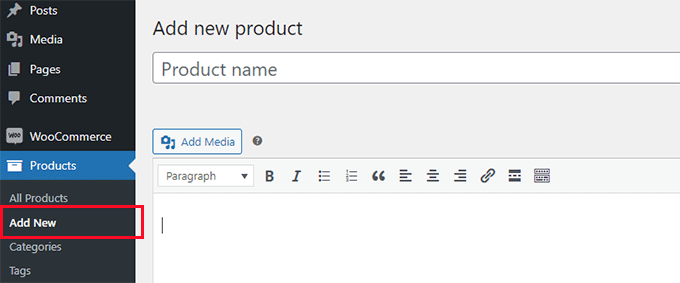 Add new product Add new product