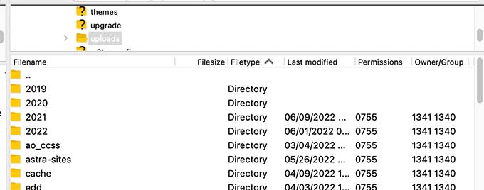 Media uploads organized in year and monthly folders Media uploads organized in year and monthly folders
