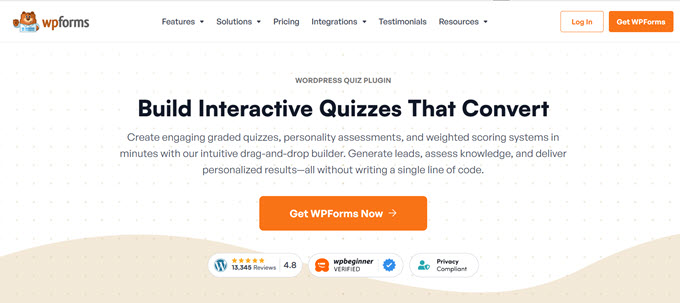 wpforms quiz addon