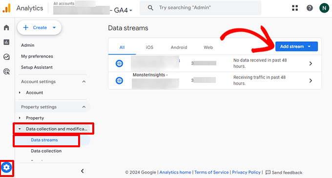 Google Analytics data streams Google Analytics data streams