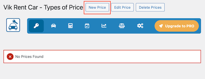 Adding pricing plans to your car rental system Adding pricing plans to your car rental system