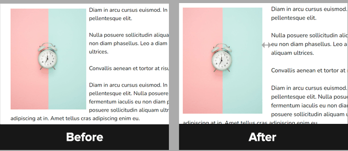 Adding margin between an image and surrounding text. Adding margin between an image and surrounding text.
