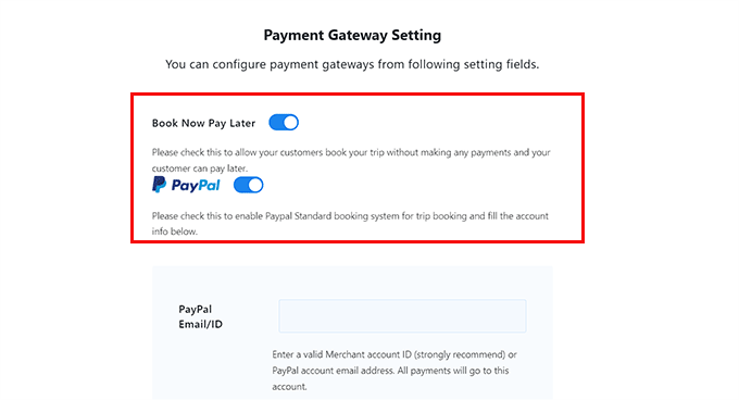 Configure payment gateways Configure payment gateways