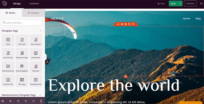 Build your theme with live preview Build your theme with live preview