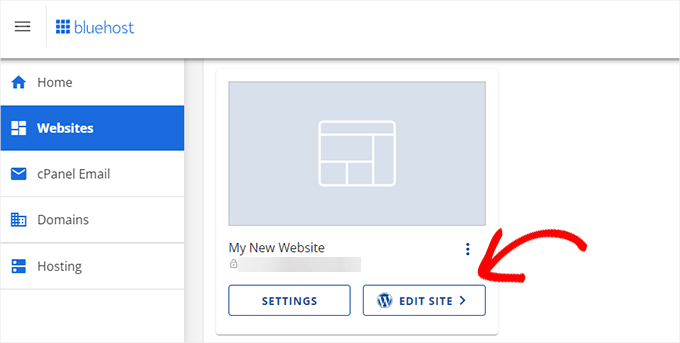 Bluehost Edit Site Bluehost Edit Site