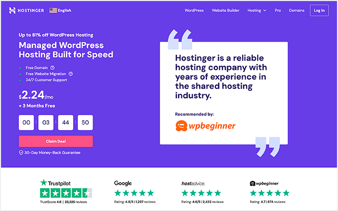 Hostinger website Hostinger website