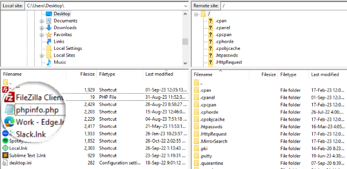 Upload php info file Upload php info file
