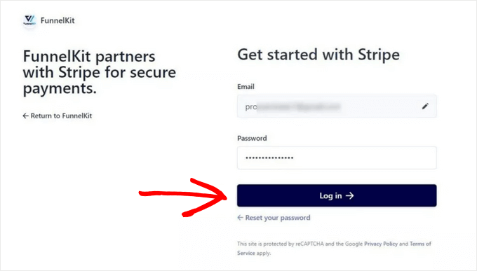 Log into Stripe Log into Stripe