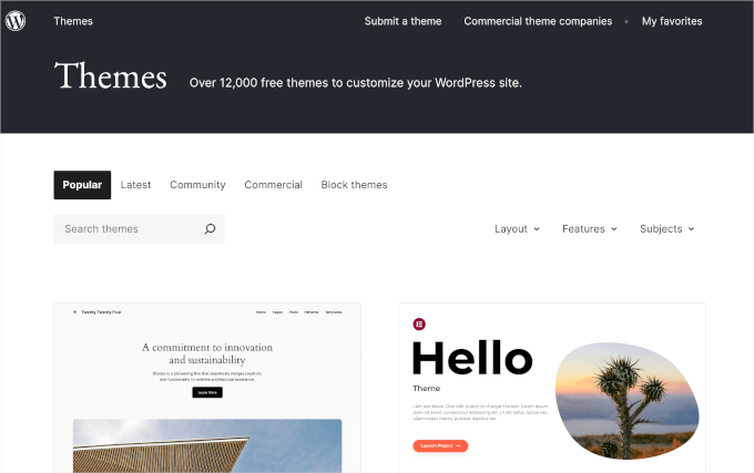 WordPress Themes WordPress Themes