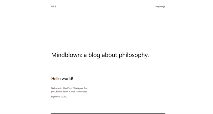 twenty-twenty-three Twenty Twenty-Three new default theme in WordPress 6.1