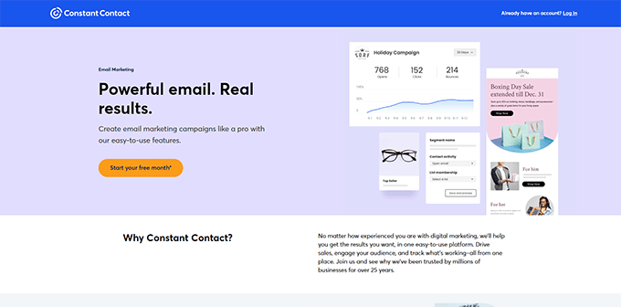 Constant Contact website Constant Contact website