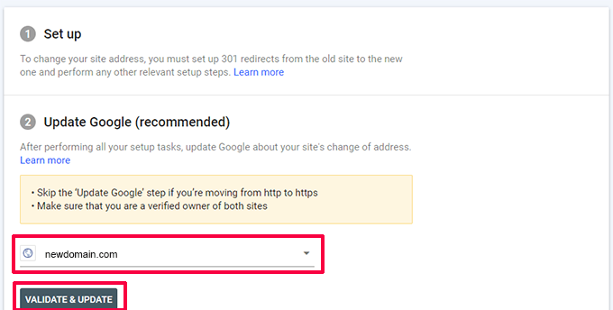 Adding new domain to Google Search Console Adding new domain to Google Search Console