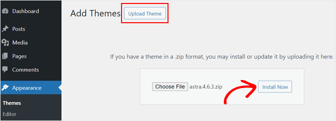 Installing a new theme in WordPress Playground Installing a new theme in WordPress Playground
