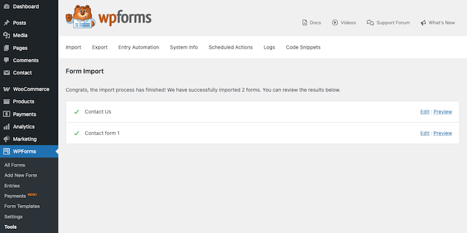 How to migrate from Contact Form 7 to WPForms without writing a single line of code 