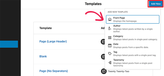 Edit more templates in WordPress 6.0 Edit more templates in WordPress 6.0