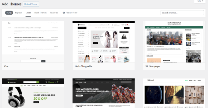 Search new WordPress themes Search new WordPress themes
