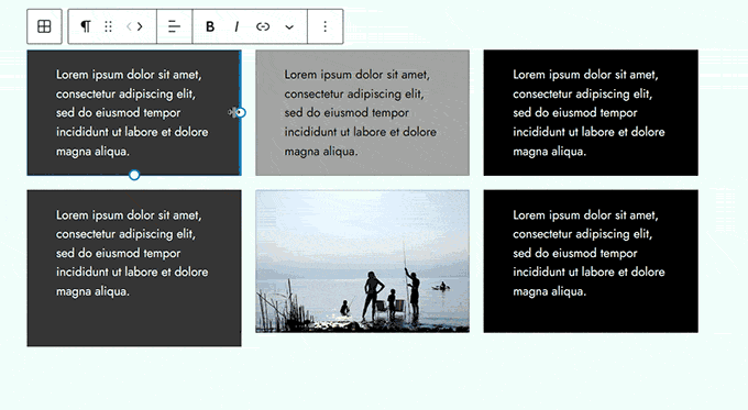 Manually adjust grid items Manually adjust grid items
