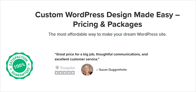 WPBeginner Pro Service customer review WPBeginner Pro Service customer review