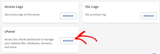 Open cPanel in Bluehost Open cPanel in Bluehost