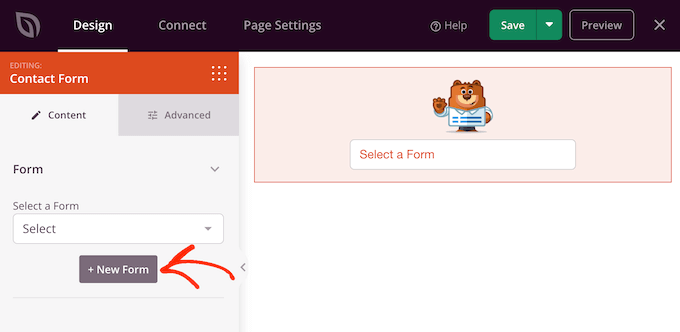 Adding a form to a SeedProd page using the WPForms integration Adding a form to a SeedProd page using the WPForms integration