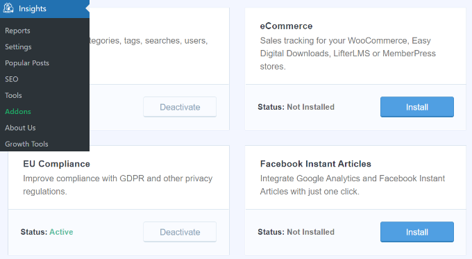 Enable eCommerce tracking Enable eCommerce tracking