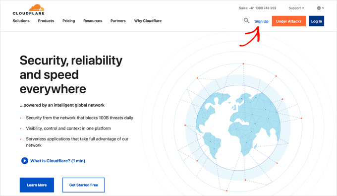 Visit Cloudflare website Visit Cloudflare website