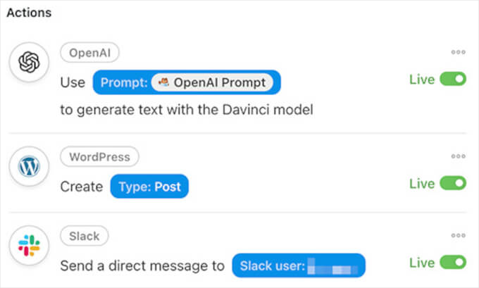 Generate a post with OpenAI Generate a post with ChatGPT