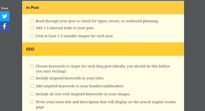 A high-converting checklist, created using Beacon A high-converting checklist, created using Beacon