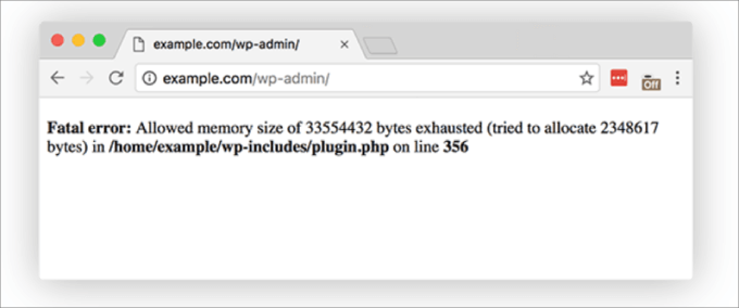 limited memory size error in wordpress limited memory size error in wordpress