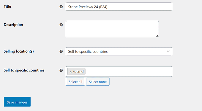 Add a title and description for Przelewy24 in WooCommerce Add a title and description for Przelewy24 in WooCommerce