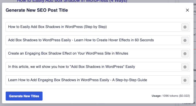 AIOSEO OpenAi SEO post title suggestions AIOSEO OpenAI SEO post title suggestions