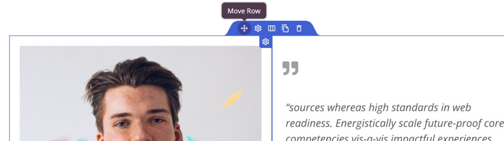 Drag and drop in page builders Drag and drop in page builders
