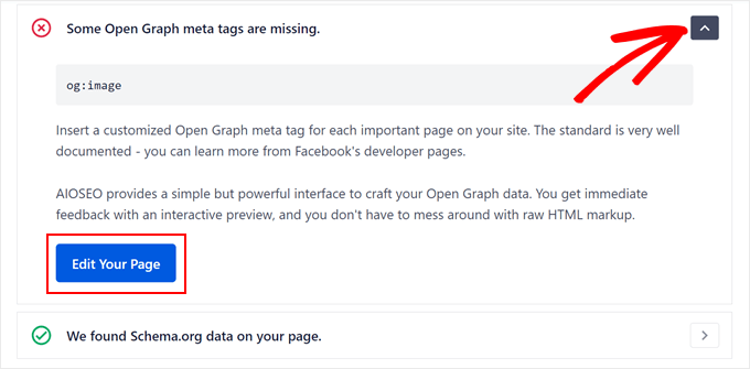 Adding missing Open Graph tags in AIOSEO Adding missing Open Graph tags in AIOSEO