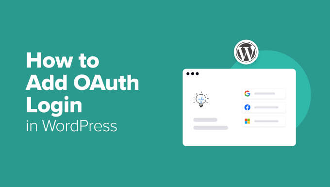 Add OAuth Login in WordPress