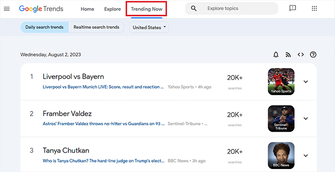 Take a look at trending topics for blog post ideas Take a look at trending topics for blog post ideas