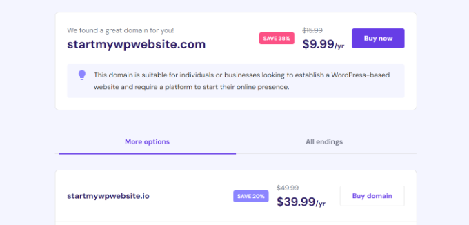 Buy a domain name Buy a domain name