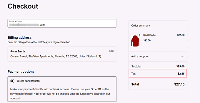 Collect taxes in WooCommerce Collect taxes in WooCommerce
