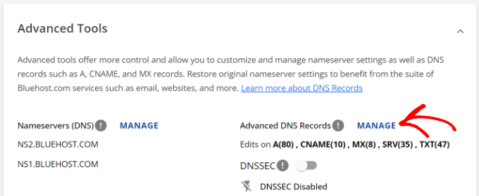 Manage advanced DNS Manage advanced DNS