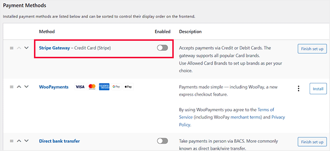Add Stripe payment gateway Add Stripe payment gateway