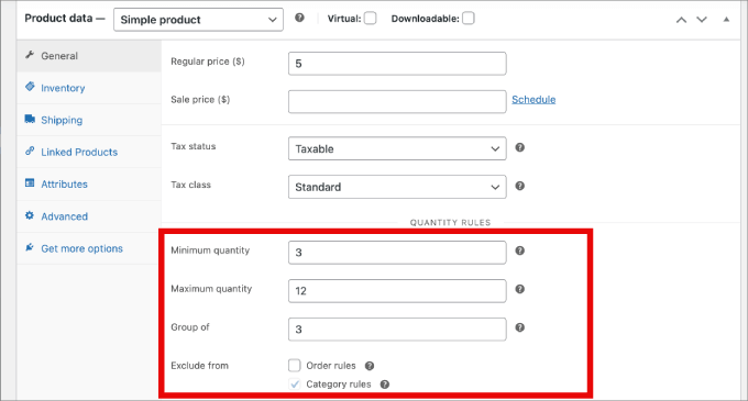 minimum maximum quantity woocommerce minimum maximum quantity woocommerce