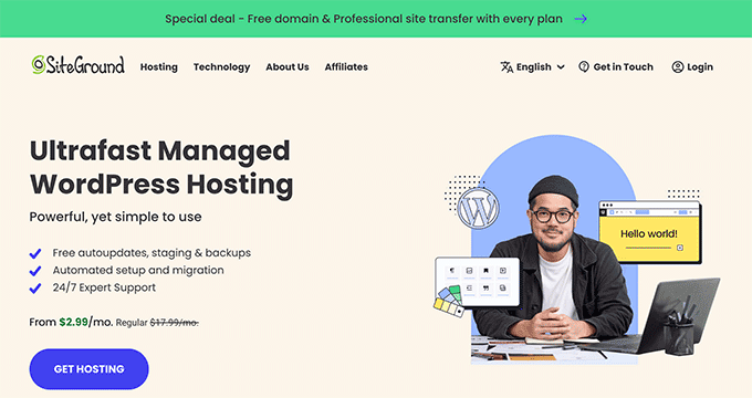SiteGround web hosting SiteGround web hosting