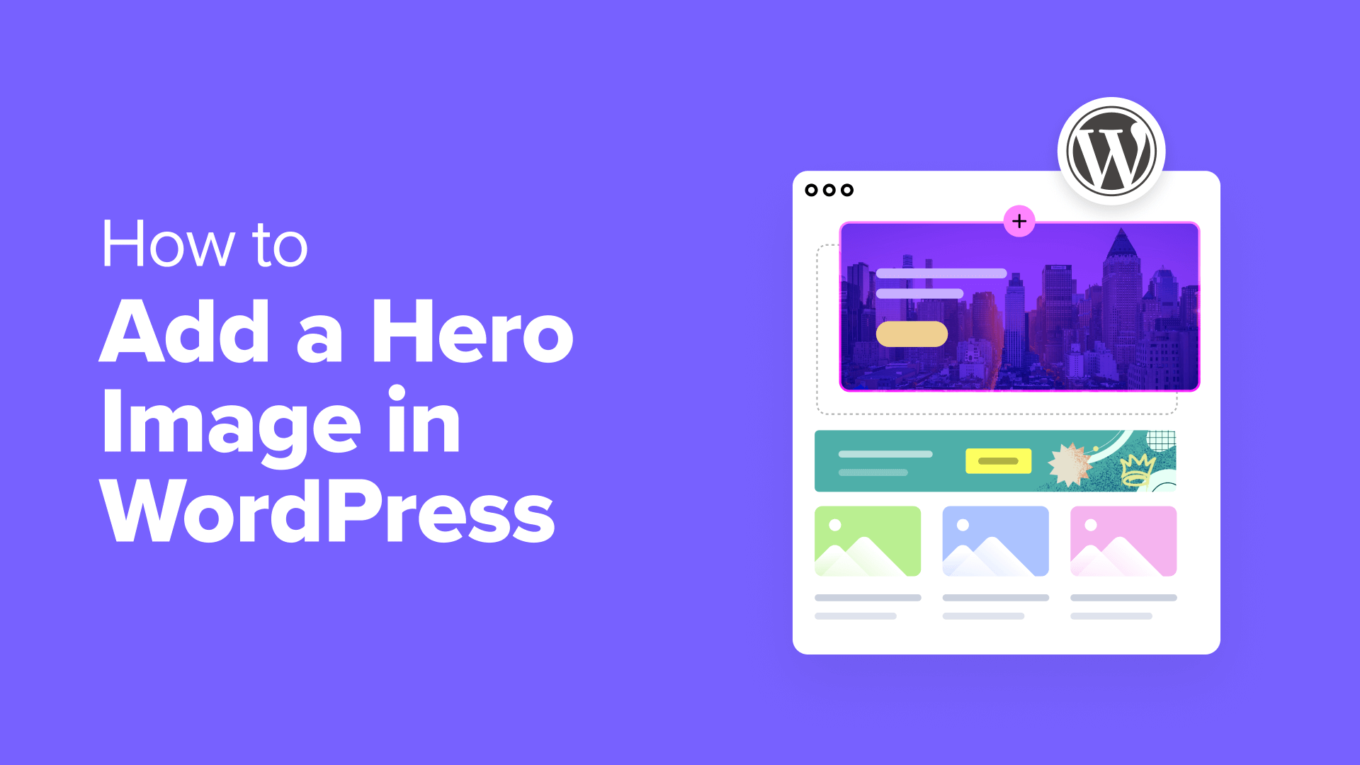 How to Add a Hero Image in WordPress (Works for All Themes)