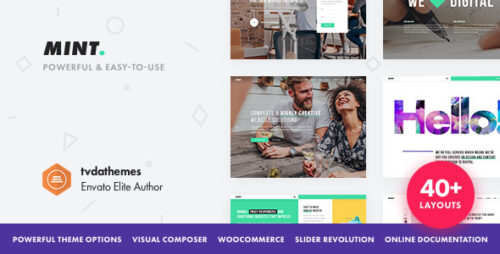 Mint 2.1.1 – Creative Multi-Purpose WordPress Theme