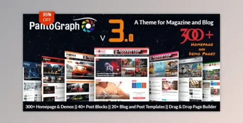 PantoGraph 3.7.2 – Newspaper Magazine Theme