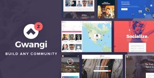Gwangi 2.4.3 – PRO Multi-Purpose Membership, Social Network & BuddyPress Community Theme